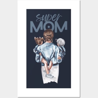 Super Mom Posters and Art